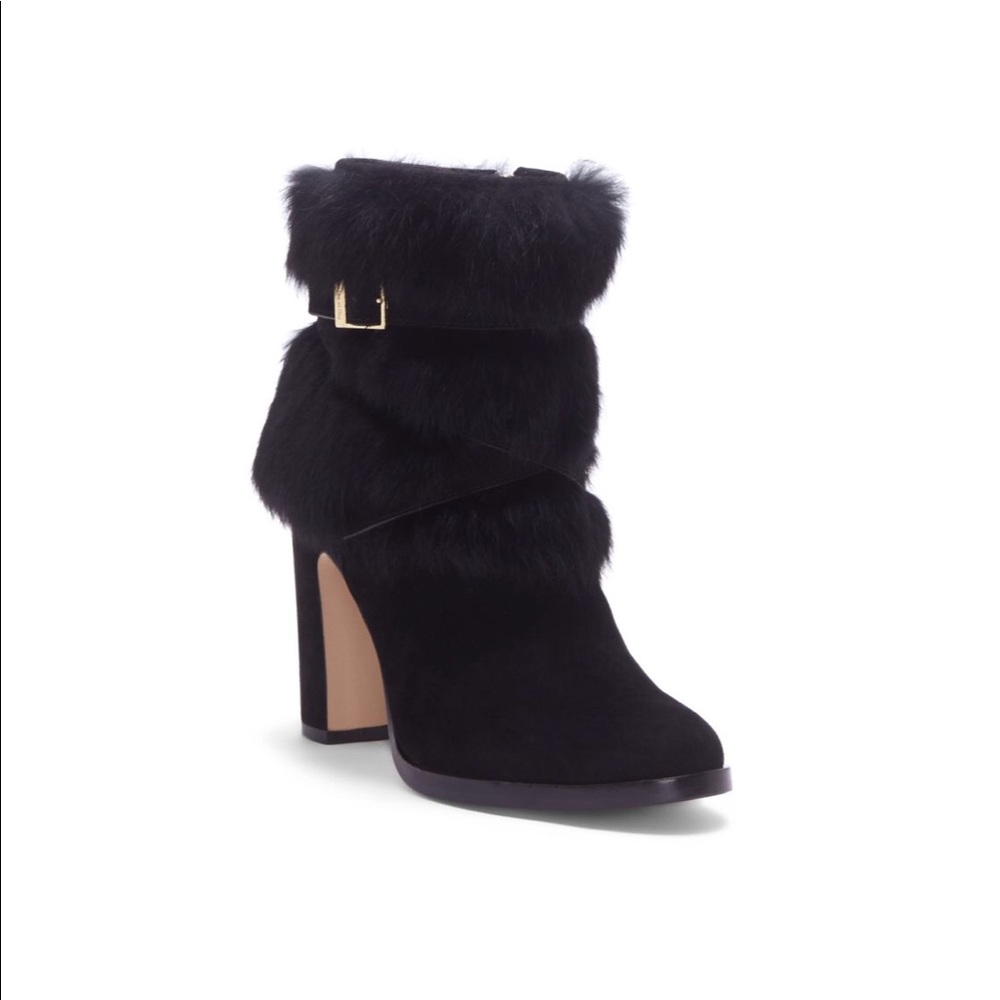 Yuma Rabbit Fur Harness Booties